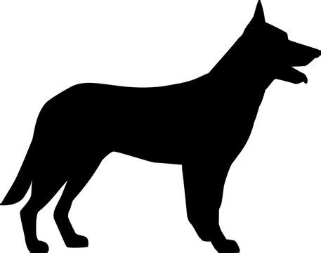 German Shepherd Silhouette