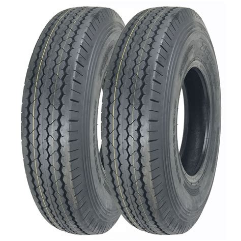 Set of 2 New ZEEMAX Heavy Duty Trailer Tires ST225/90D16 (7.50-16) 10 PR Load Range E - 11070 ...