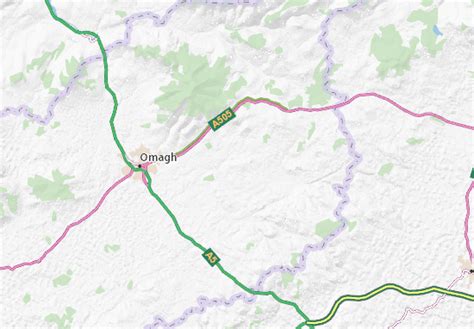 MICHELIN County Tyrone map - ViaMichelin