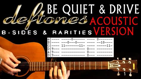 Deftones Be Quiet and Drive Acoustic B Sides & Rarities Guitar Lesson / Guitar Tab / Far Away ...