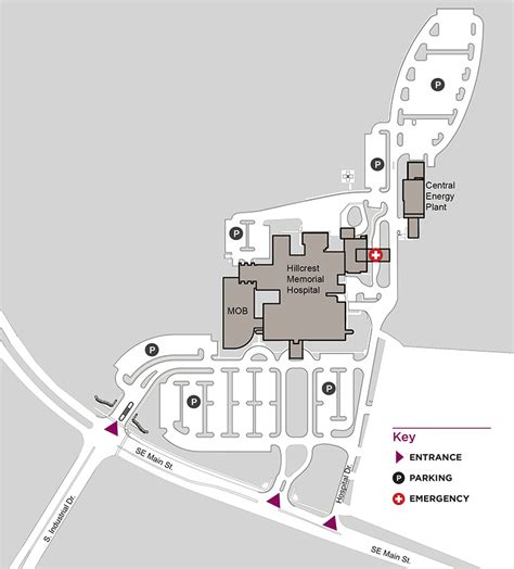 Hillcrest Hospital Floor Plan