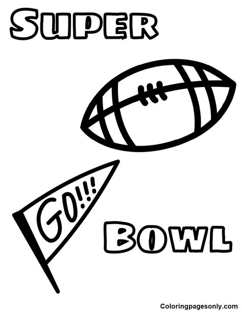 Super Bowl 2023 Coloring Pages Printable for Free Download