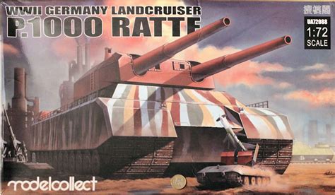 WWII Germany Landcruiser P1000 Ratte - Modelcollect - 1/72