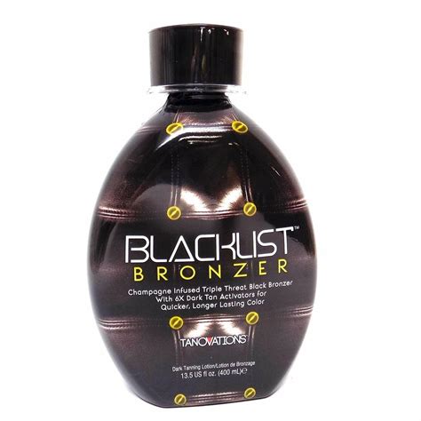 Ed Hardy Blacklist Champagne Infused Bronzer Tanning Bed Lotion