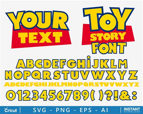 Toy Story Alphabet Logo Font SVG PNG PDF Cricut Norway | ubicaciondepersonas.cdmx.gob.mx