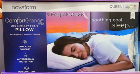 Novaform Gel Memory Foam Pillow - Costco Sale! | Frugal Hotspot