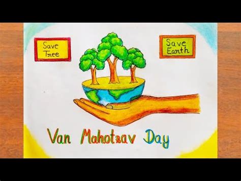 Van Mahotsav Poster Drawing How To Draw Save Tree Save Earth Poster | The Best Porn Website