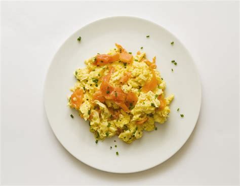 Scrambled Eggs With Smoked Salmon