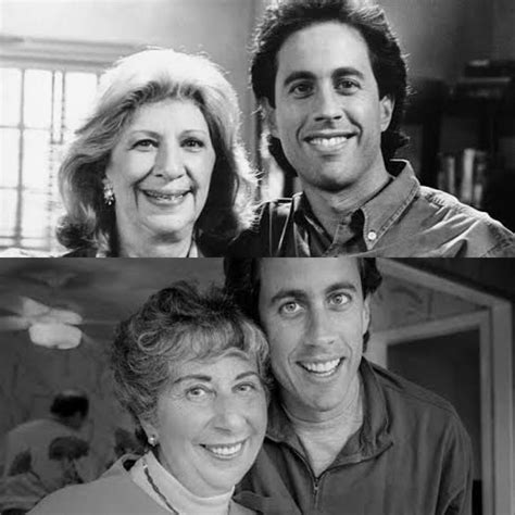 Jerry Seinfeld with his onscreen mother and his actual mother. : r/pics