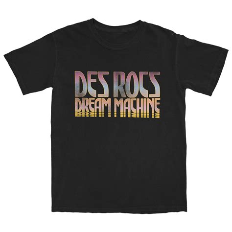 Des Rocs - Dream Machine Black Tee – Sumerian Merch UK