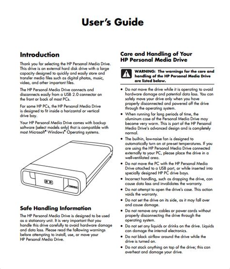 User Manual Templates | 21+ Free Printable Word & PDF Formats