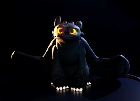 Toothless Figure 3D model 3D printable | CGTrader