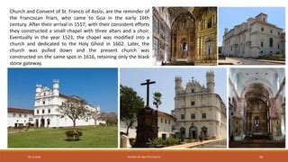 GOA CHURCH ARCHITECTURE | PPT