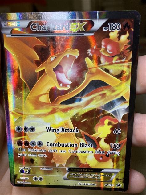 Charizard EX Full Art XY121 Promo Pokémon Card PL Values - MAVIN