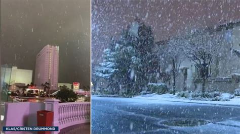 Las Vegas snow: Up to 2 inches of snow falls on strip for 1st time in decade - ABC11 Raleigh-Durham