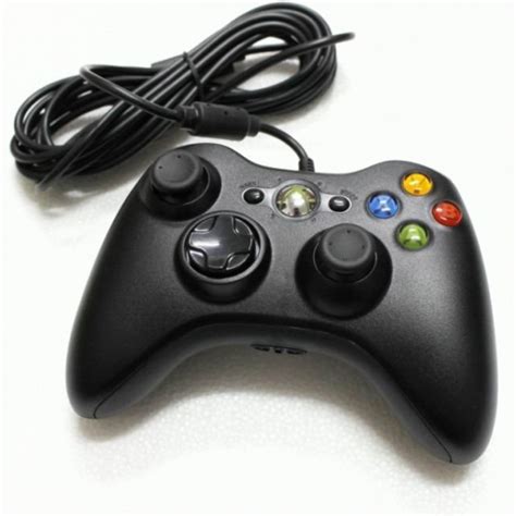 Elite Official Wired Gamepad Controller BLACK Xbox 360 - ozgameshop.com