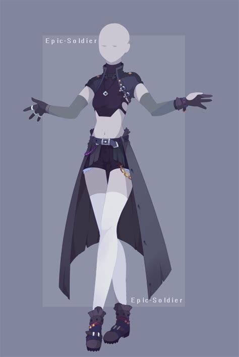 Outfit adoptable 104 (CLOSED!) by Epic-Soldier on DeviantArt | Trajes ...