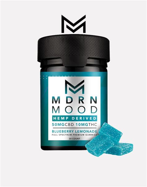 MDRN MOOD Gummies | Watermelon 6CT | Delta 9 + CBD