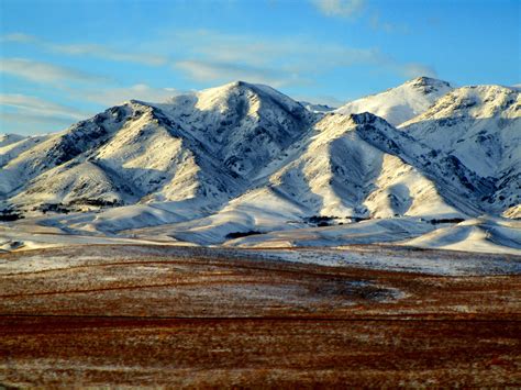 Gorgeous Alay Mountains in the snow around Khujand - Tajikistan - photo ...