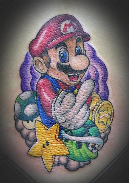 Mario Finger by James Rowe: TattooNOW