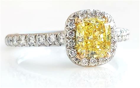 Tiffany & Co. 1.03tcw FIY/IF 'Soleste' Yellow Diamond Engagement Ring - Bloomsbury Manor Ltd