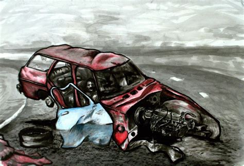 Car Crash | Art by Ellie Kaufmann