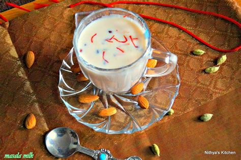 MASALA MILK Recipe | nithyaskitchen