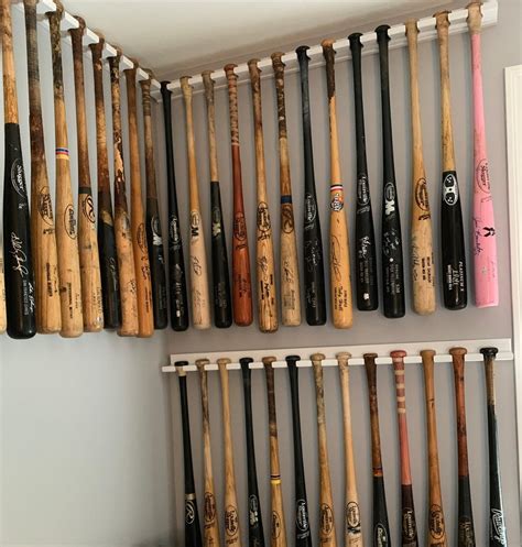 Vertical Baseball Bat Display Rack for Regular Bats priced by - Etsy