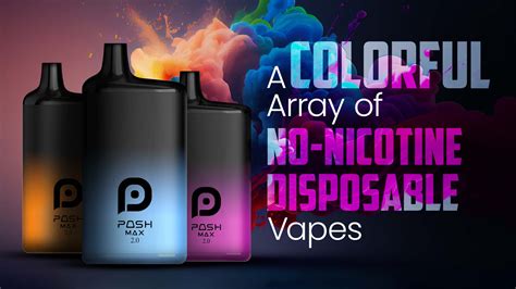 Flavor Diversity in No-nicotine Disposable Vapes