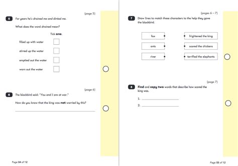 Sample KS1 English Reading SATs Paper Two – Questions and Answers – Page 9