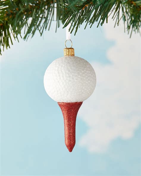 Exclusive Golf Ball Christmas Ornament | Beaded christmas ornaments, Christmas ornaments, Glass ...