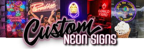 Custom Neon Signs | Custom Neon | Real Neon Glass