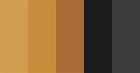 Dull Gold & Black Color Scheme » Black » SchemeColor.com