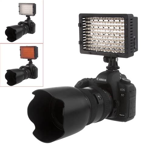 NEEWER 160 LED CN-160 Dimmable Ultra High Power Panel Digital Camera / Camcorder Video Light ...