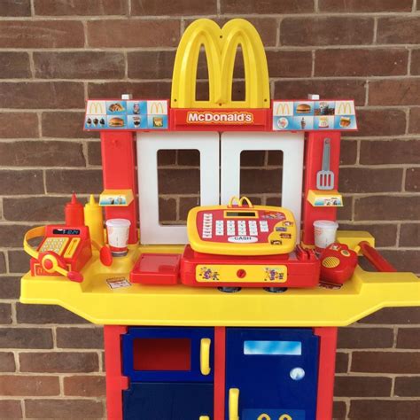 Vintage McDonald's Drive Thru Kitchen Playset Cash Register Food ...