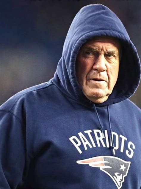 Bill Belichick Patriots Blue Hoodie