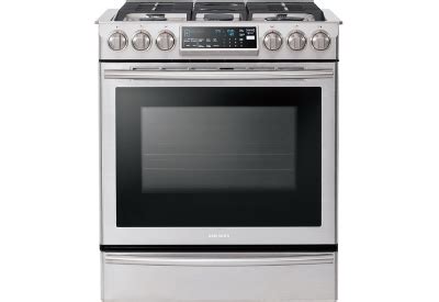 Samsung Slide-In Convection Gas Range - NX58H9500WS