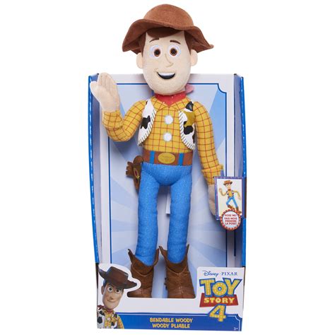 Disney•Pixar's Toy Story 4 Bendable Plush -Woody - Walmart.com ...