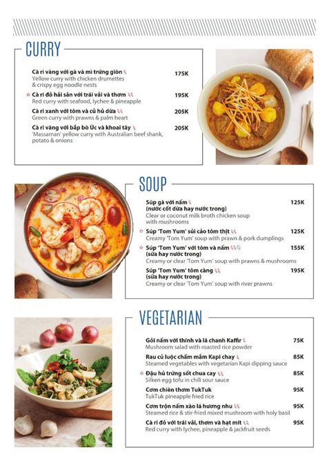 Menu - TukTuk Thai Bistro