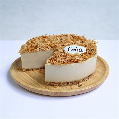 Cedele Vegan Cashew Coconut Crumble Cheesecake