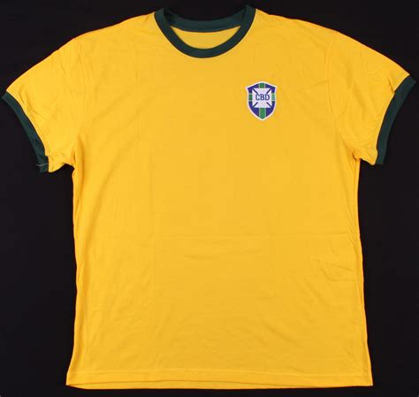 Pele Signed Brazil Jersey (PSA COA) | Pristine Auction