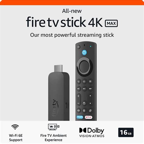 Amazon Fire TV Stick 4K Max [2023] - JB Hi-Fi NZ