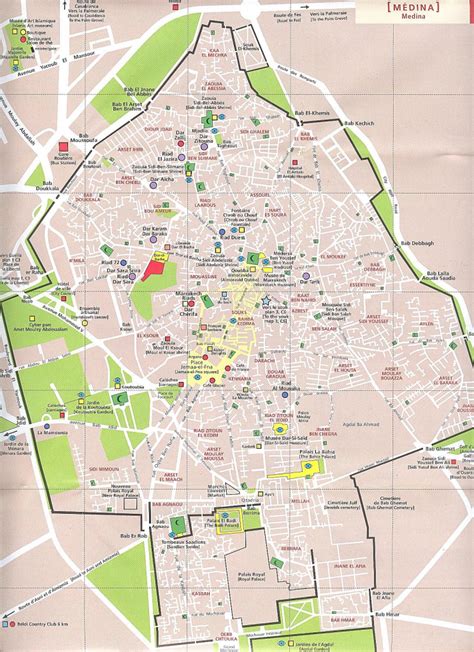 Maps Of Marrakech | To Download Or Print - Bus Map, Souks, Train, City ...