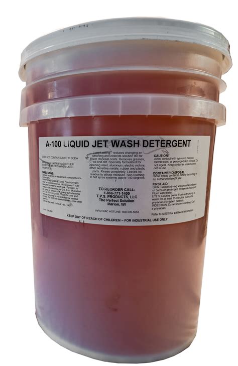 #A-100.5S 5 Gal. LIQUID –JET SPRAY WASH DETERGENT — TPS Products - Cuda Solvent-Free Parts ...