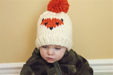 The Friendly Fox Beanie Knitting Pattern Only Knit Fox - Etsy Canada