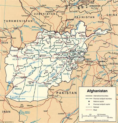 Afghanistan Map