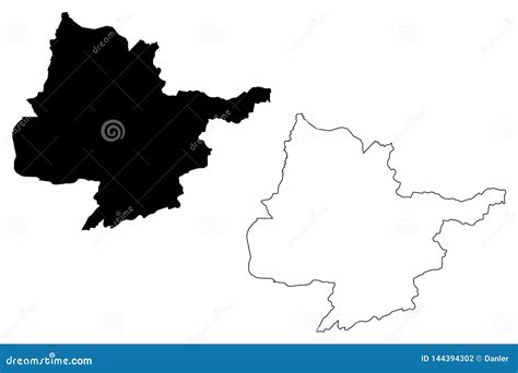 Herat Province map vector stock vector. Illustration of government ...