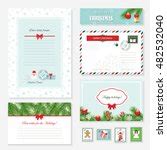 Christmas Postage Stamps Template Free Stock Photo - Public Domain Pictures