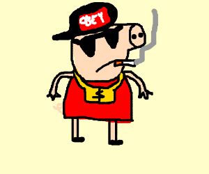 Gangsta Peppa Pig - Drawception