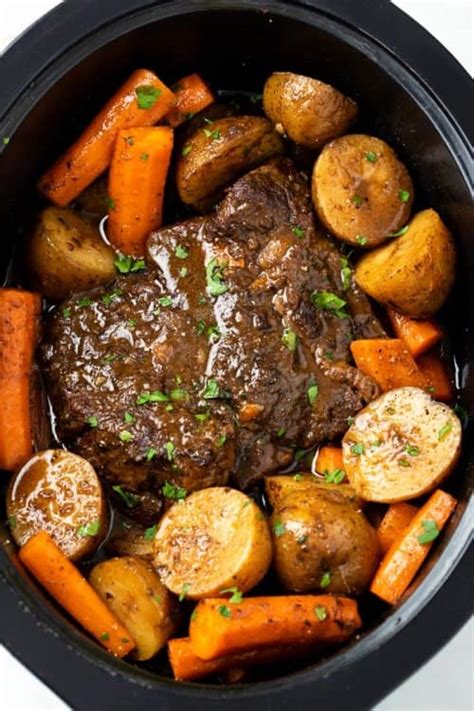 Crock Pot Roast (with Gravy!) - The Cozy Cook